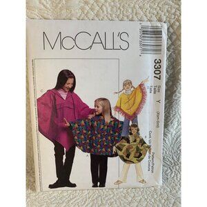 McCall's Girls Ponchos and Pants Pattern 3307 Size 3 4 5 6 - uncut 2000s